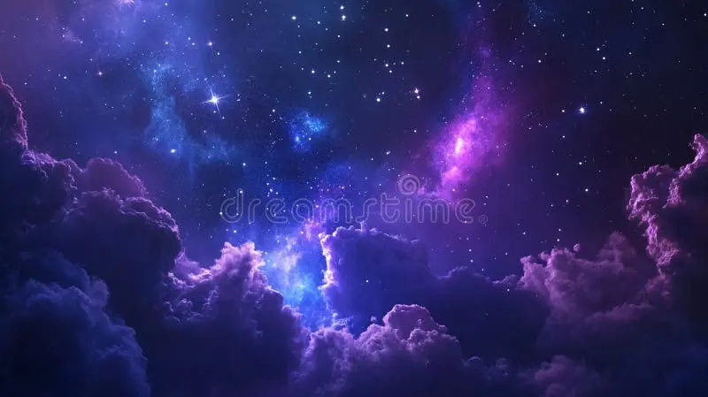 葡京娱乐城紫色星云梦幻景象